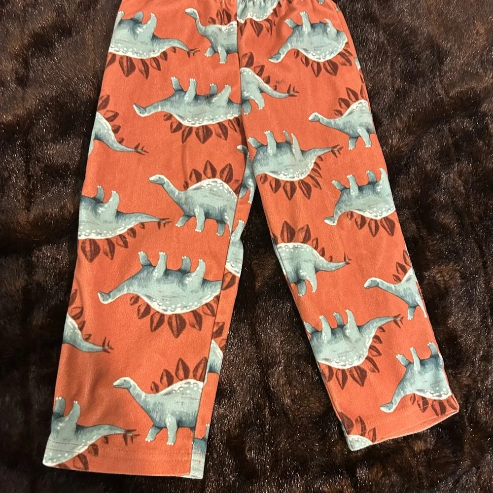 Boys Pajama Lot Size 4T | Carter’s Dino PJs + GAP Christmas Santa Pajamas